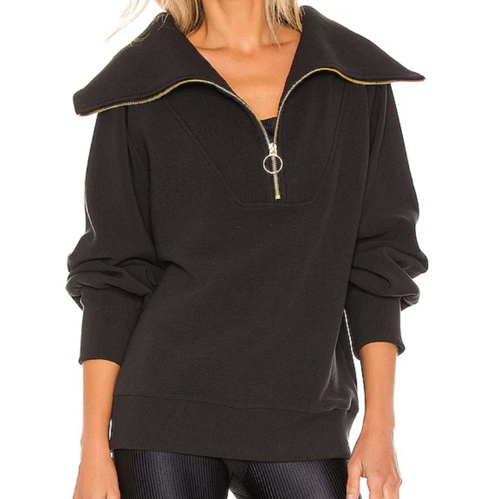 Varley vine pullover black size extra small revolve shopbop XS